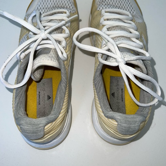 Adidas by Stella McCartney white/yellow sneakers - Picture 6 of 10